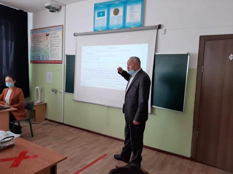 Ғ.Мүсіреповтің "Ұлпан" тақырыбында  9-сыныптармен өткізілген ашық сабағы