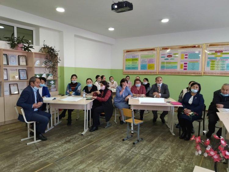 "Сабақ жоспарын жаңа үлгіде жазу" тақырыбында семинар. Іркітбай Г.Б, Оразалиева Г.А.