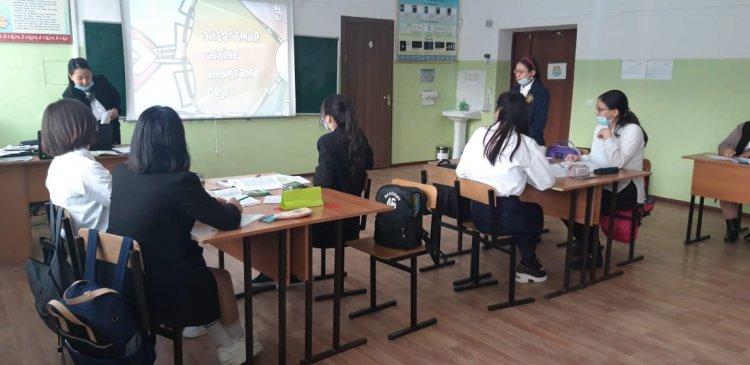 "Дәстүрлі қазақ қоғамының әлеуметтік жіктедуінің ерекшелігі" ашық сабақ. Турдакынова К.Х. 10 а сынып