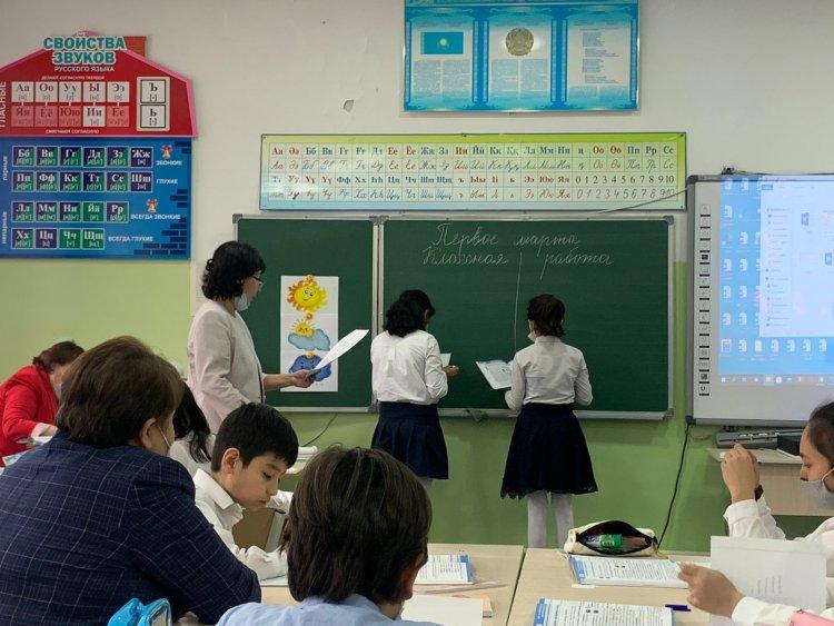 Ашық сабақ 4 б сынып Бегимбетова В.С.