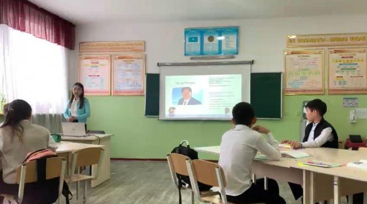 "М.Шаханов. "Нарынқұм зауалы" ашық сабақ 7 а сынып Нұрғазы Ұ.